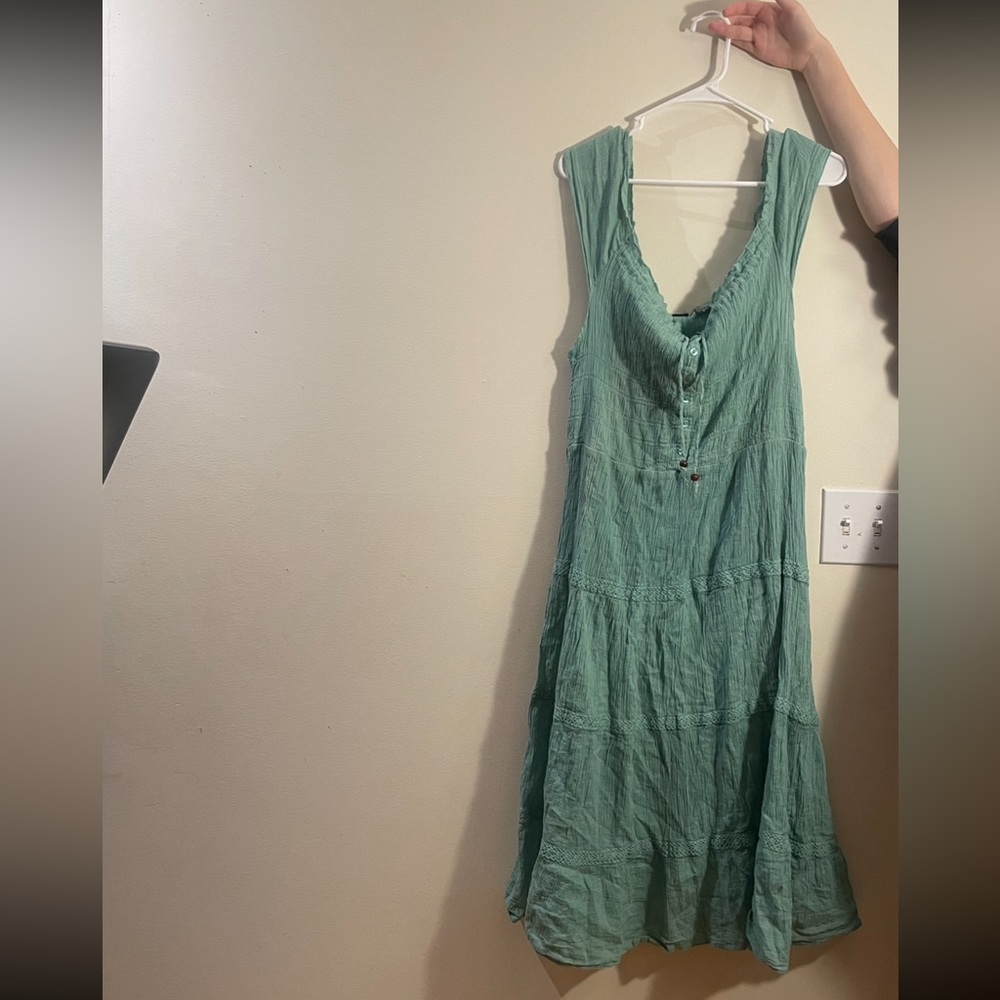 Teal maxi dress!